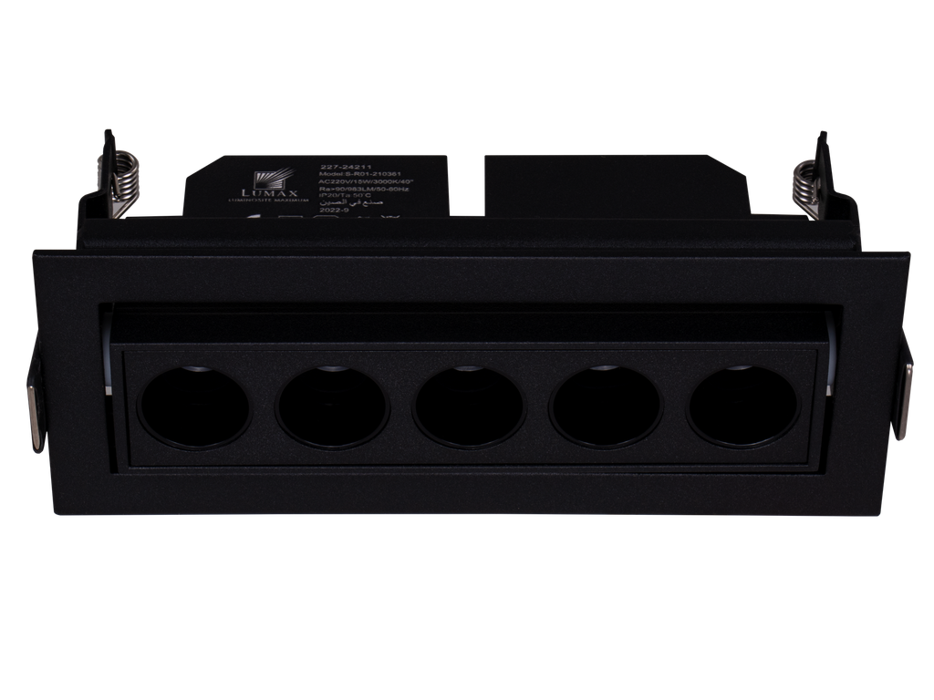 227-24211-SPOT LINEAIRE LED A ENCASTRER ORIENTABLE RECTANGULAIRE 220V 40°