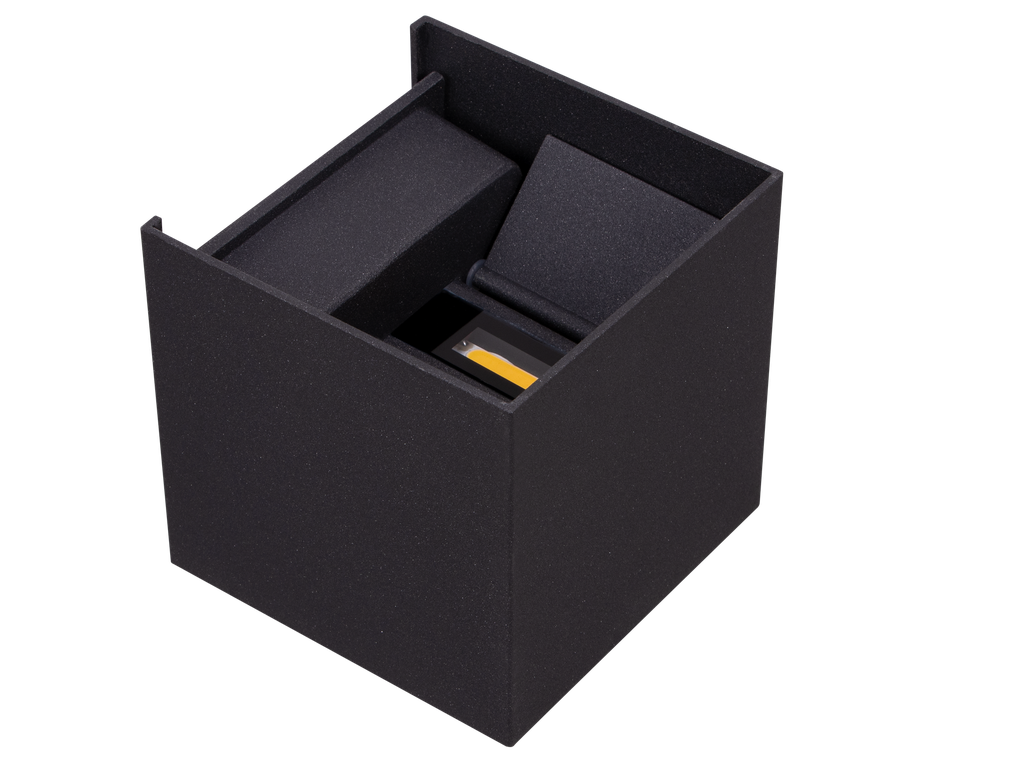 [32-2-DIPCADI-131] 32-2-DIPCADI-131-APPLIQUE LED D'EXTERIEUR IP54 220V (2X3W, 3000K, GRIS FONCE)