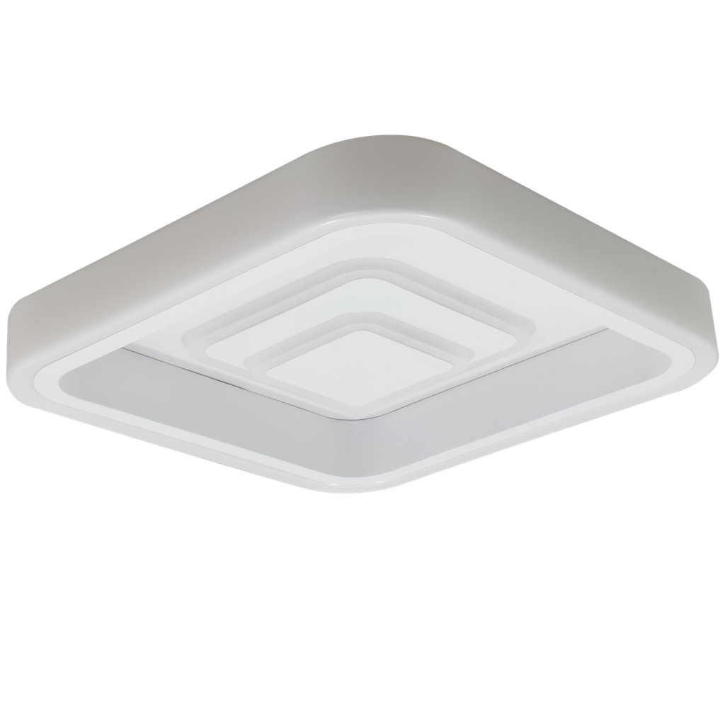 802-DANTE-049-PLAFONNIER DECORATIVE LE APPARENT CARRE 220V D400*400*70MM DANTE