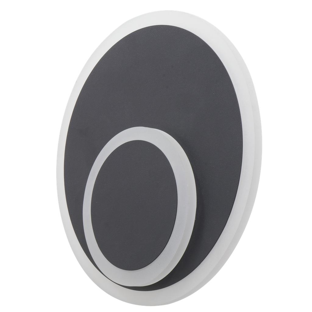 802-HERON-018-APPLIQUE DECORATIVE LED  D250H40MM HERON