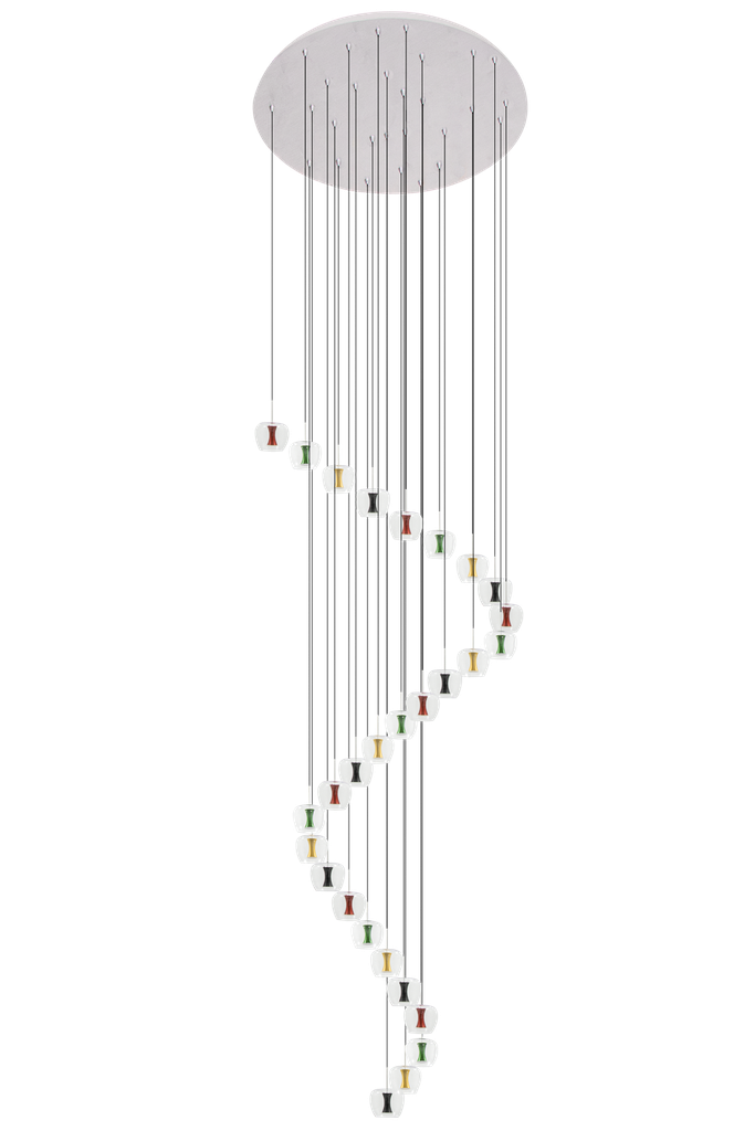 80-ELOUAN-084-LUSTRE SUSPENDU 220V Ø85*300CM ELOUAN