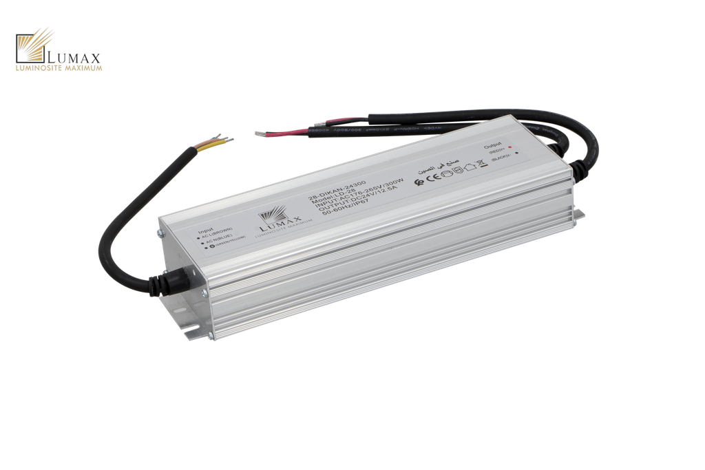 28-DIKAN-24300-TRANSFORMATEUR ETANCHE 12.5A 24V IP67 DIKAN