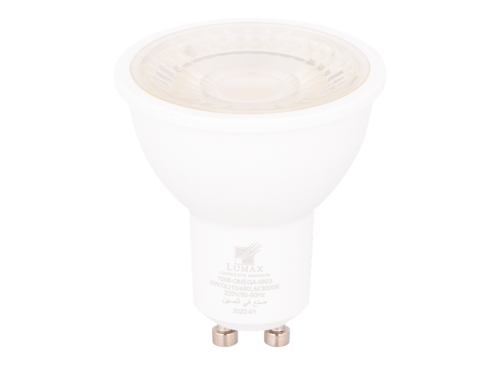 1006-OMEGA-0603-LAMPE GU10 LED SMD 38° 220V