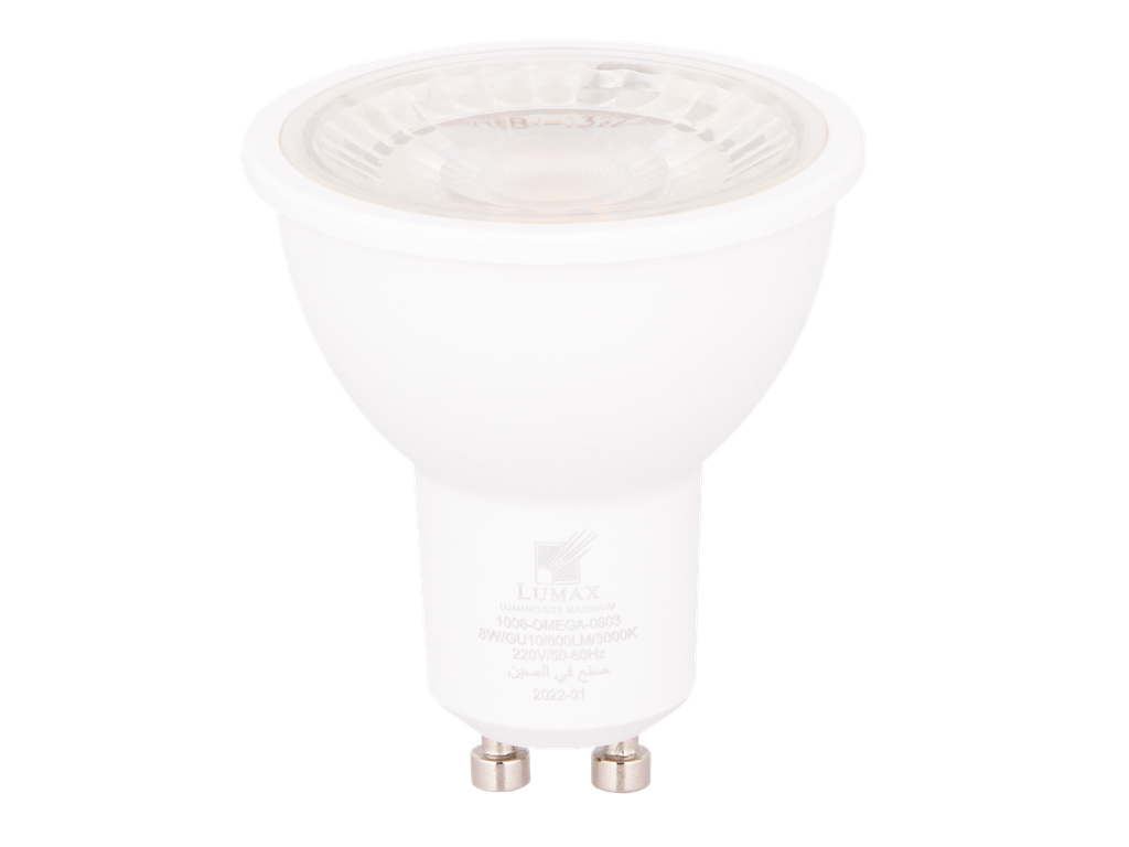 1006-OMEGA-0803-LAMPE GU10 LED SMD 38° 220V