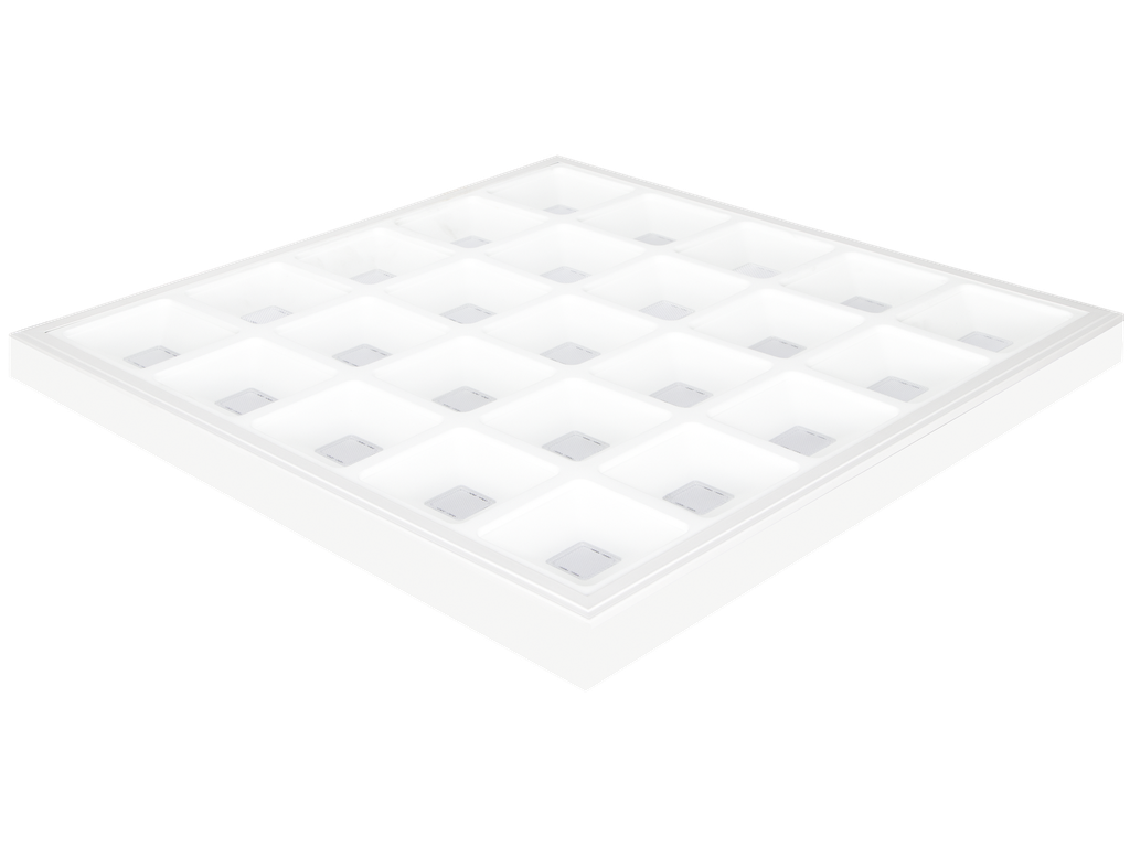 P-DE3-124860-PANEL LED APPARENT CARRE UGR 60*60 220V PIDIONA