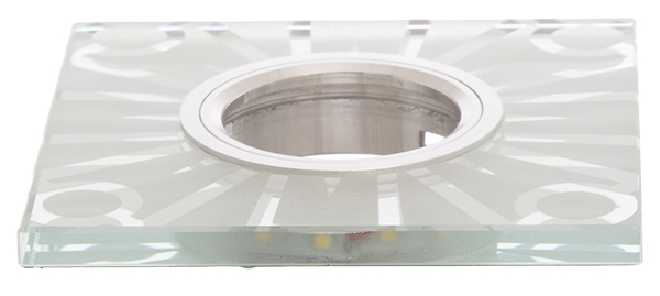 S-VI4-137752-SPOT MR16 A ENCASTRER CARRE GLASS + LED 3W VONIKA