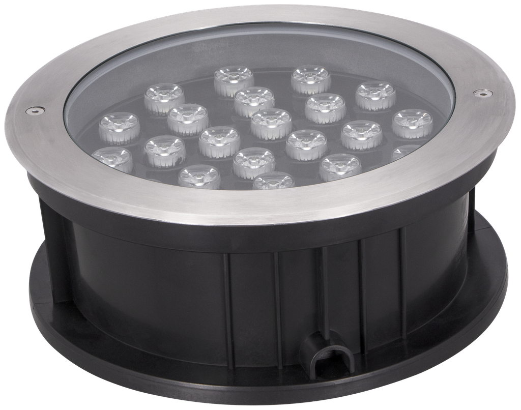 S-AS6-252460-SPOT AU SOL LED ROND FIXE IP65 HP 220V BANEKA