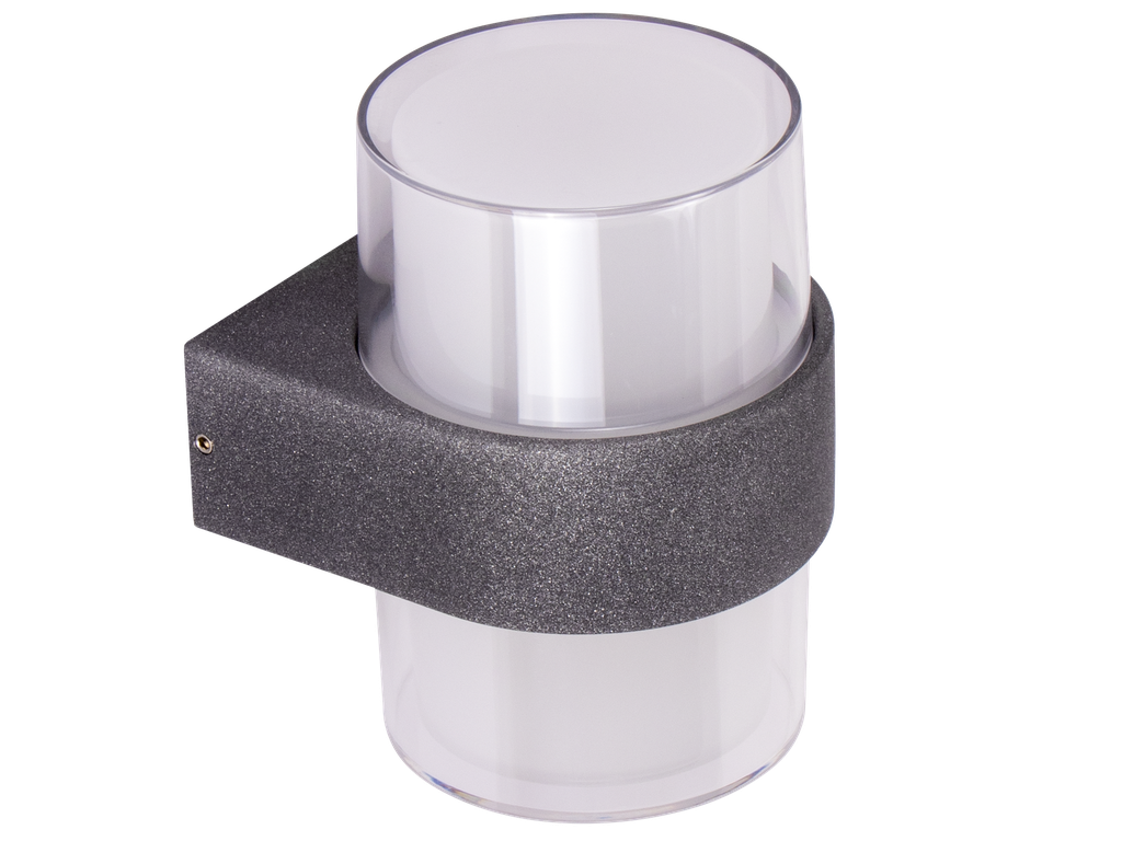 [J-AP4-311230] J-AP4-311230-APPLIQUE LED D'EXTERIEUR IP54 220V NOCITTA (2*6W, 3000K, GRIS FONCE)