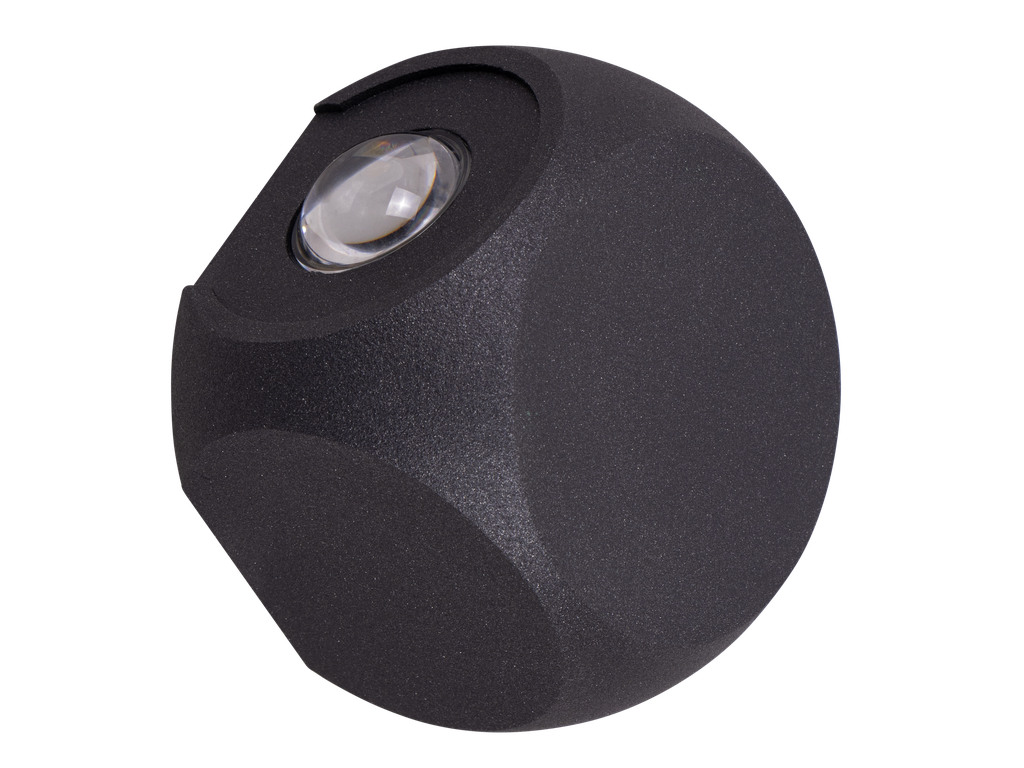 [32-2-ESCARBA-132] 32-2-ESCARBA-132-APPLIQUE LED D'EXTERIEUR IP54 220V ESCARBA (2*1W, 3000K, GRIS FONCE)