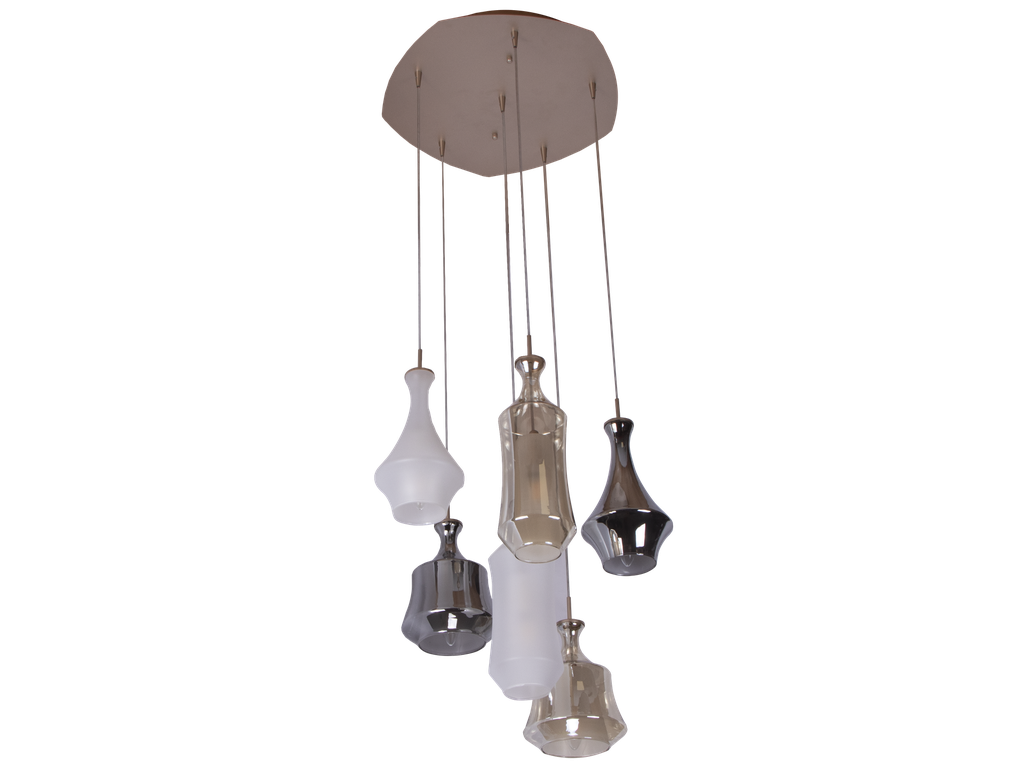 C-SUP-265110-SUSPENSION LUSTRE 6*E14 FYANBA