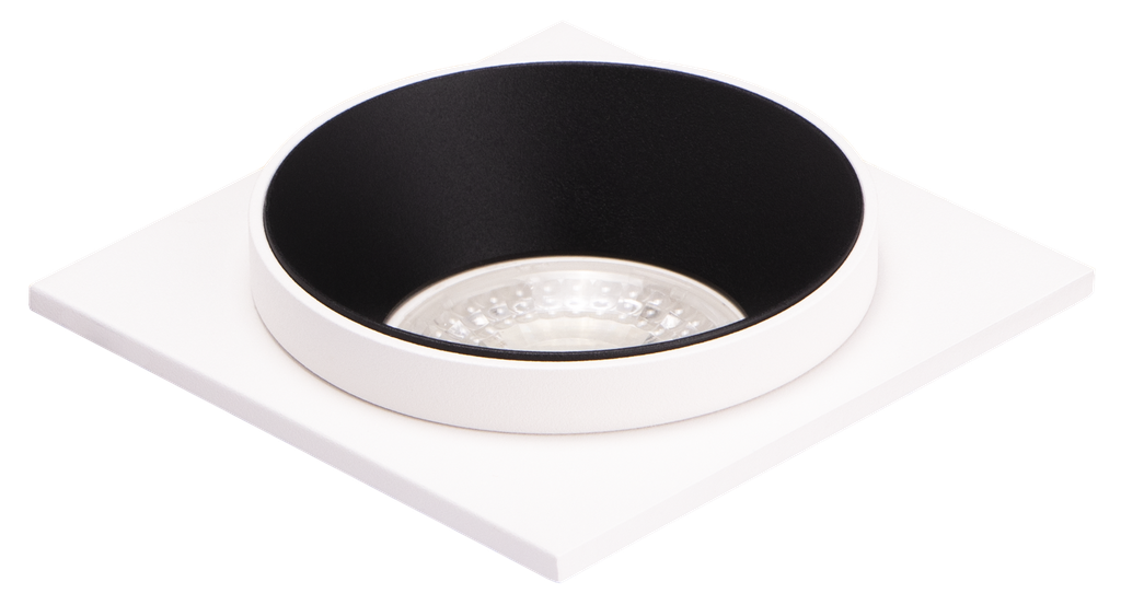 S-SH-228612 SPOT MR16 A ENCASTRER CARRE FIXE ALUMINIUM FICUS