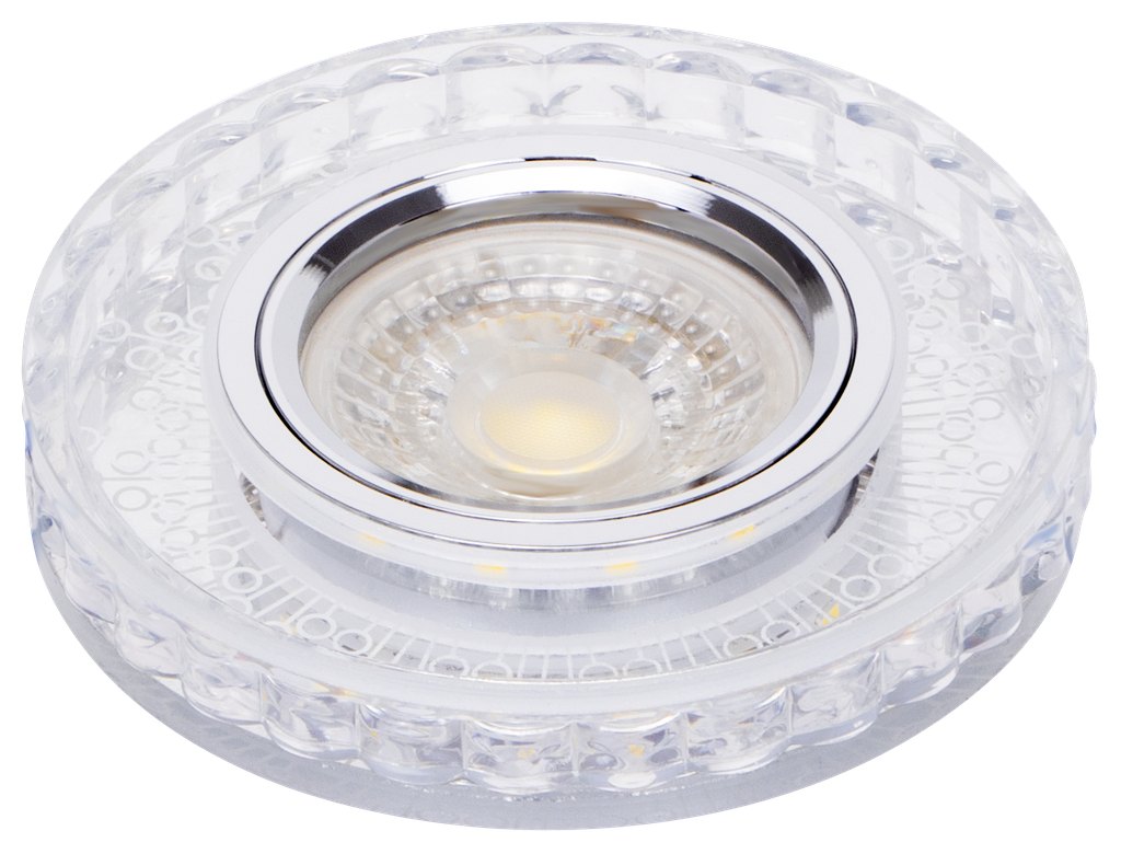 S-OG-256342SPOT MR16 A ENCASTRER ROND GLASS + LED 3W AMELIE2