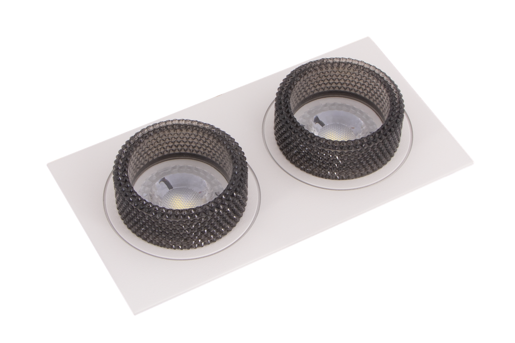 22-1-COLZA-5351 SPOT 2XMR16 A ENCASTRER RECTANGULAIRE