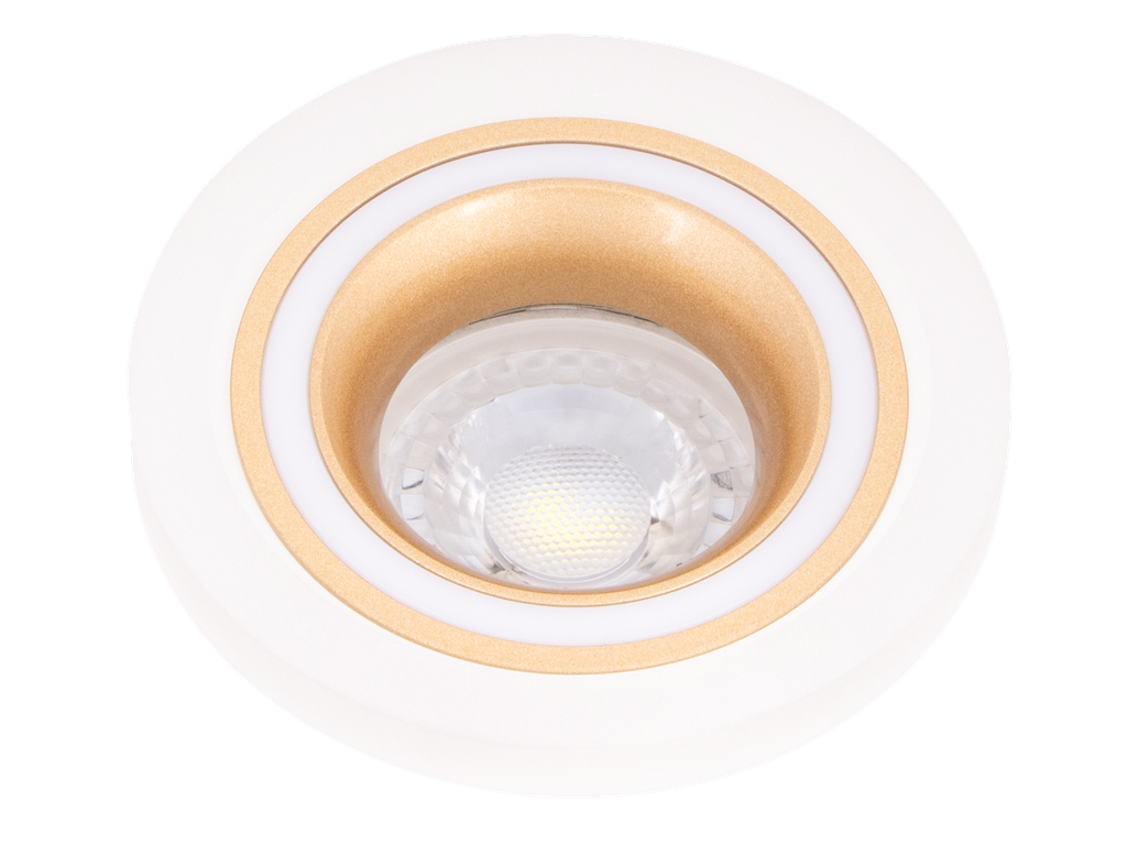 22-1-LILAC-6135 SPOT MR16 A ENCASTRER ROND FIXE ACRYLIQUE + ALU