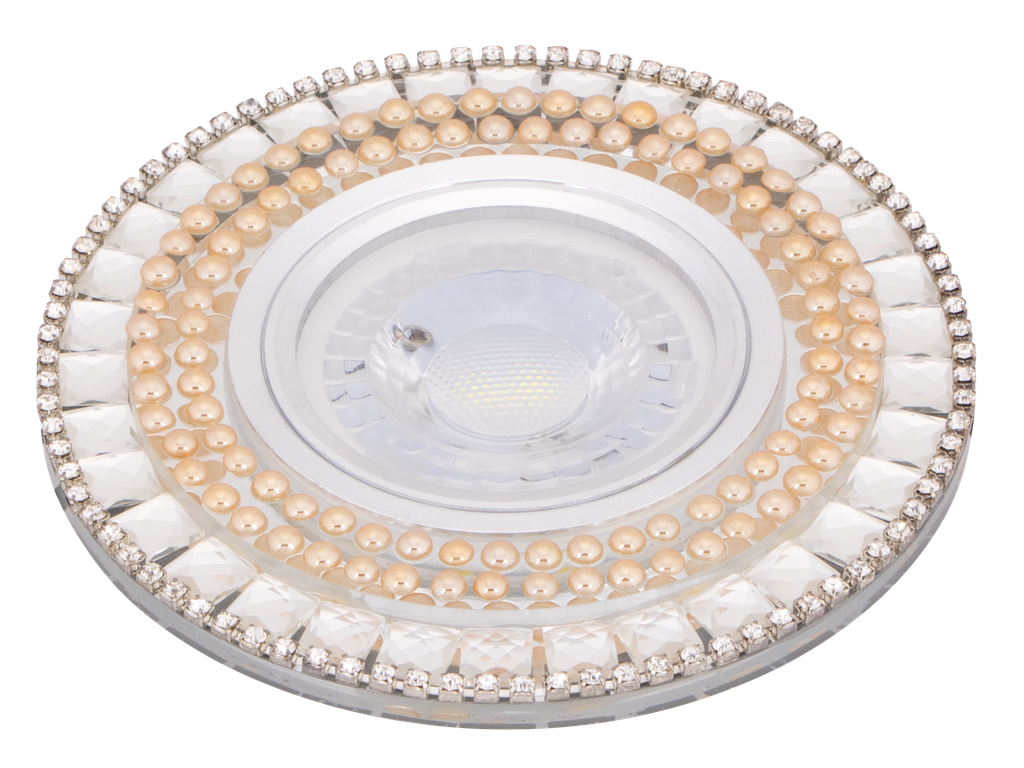 22-4-ADONIS-762 SPOT MR16 A ENCASTRER ROND CRYSTAL + LED 3W