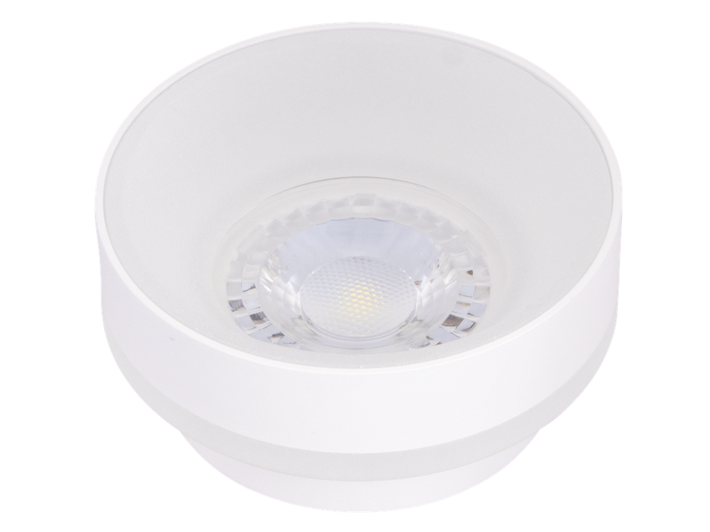 22-1-CANNA-6131-SPOT MR16 ROND FIXE ALUMINIUM+ACRYLIQUE