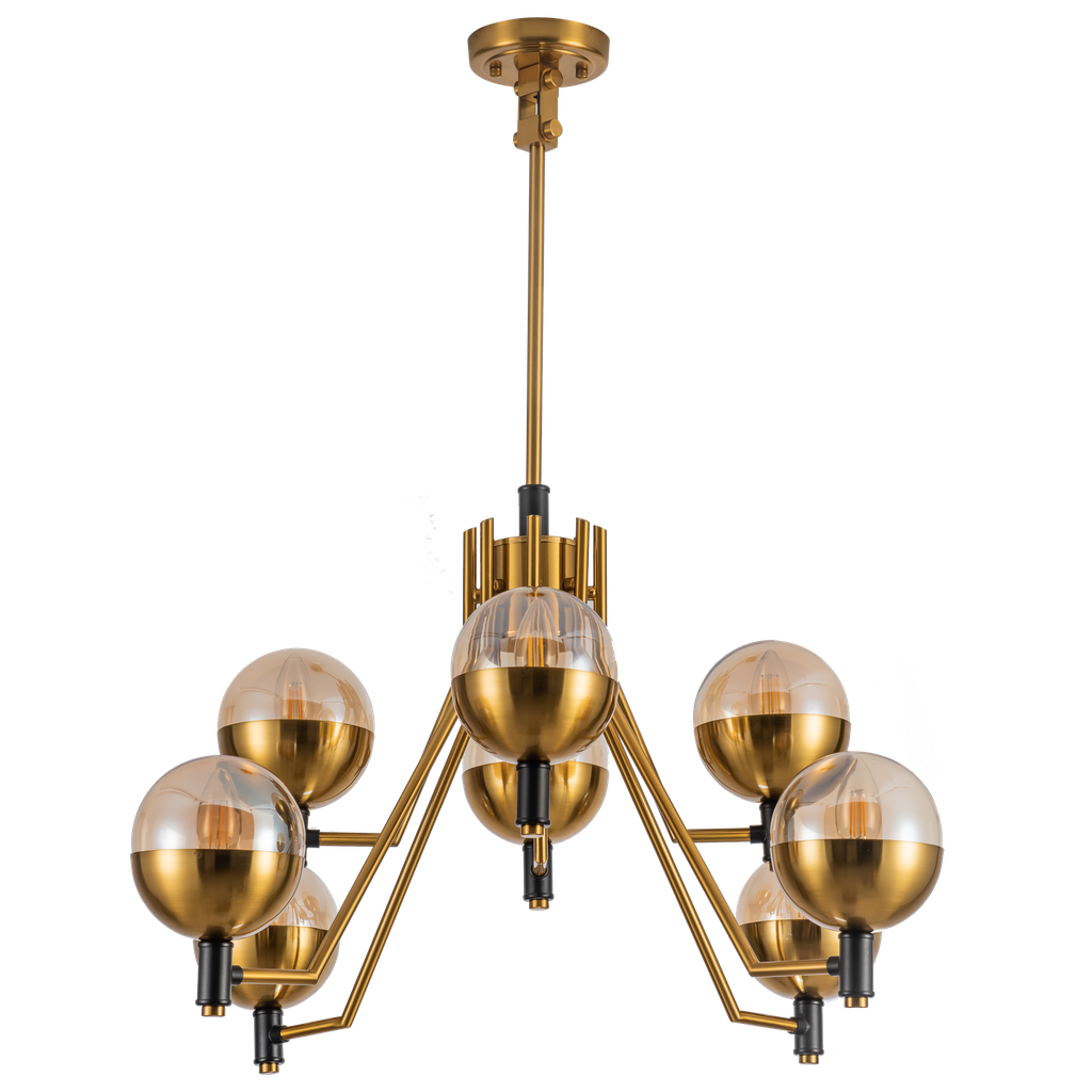 804-PAVOT-008- LUSTRE 8XE14 220V D820 H620