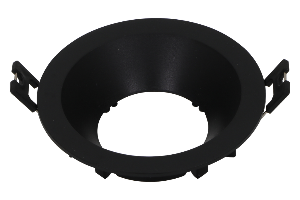 221-LAZANO-113 SPOT ROND FIXE RETRAIT PVC NOIR