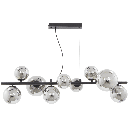 804-ANNA-009-LUSTRE 9*G9 D4*100+3*120+2*150*H1500MM 220V