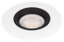 22-1-CHALINGA-WH/BK-SPOT MR16 A ENCASTRER ROND FIXE ALUMINIUM