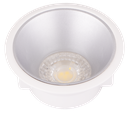 S-VI7-270214-SPOT MR16 A ENCASTRER ROND RETRAIT ALUMINIUM+PVC CLIMINIA