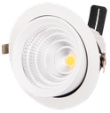 S-PS4-244040-SPOT LED A ENCASTRER ROND ORIENTABLE COB 220V BINEDIA