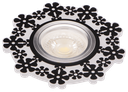 224-0345-842-SPOT MR16 A ENCASTRER ROND CRISTAL + LED 4W NASHI