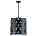 803-WEDELIA-035- SUSPENSION E27 220V D350 H1200